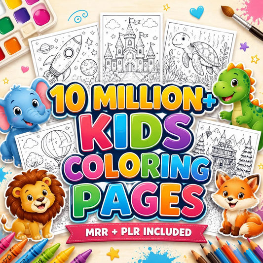 10 Million+ Coloring Pages Endless Creative Fun For Kids