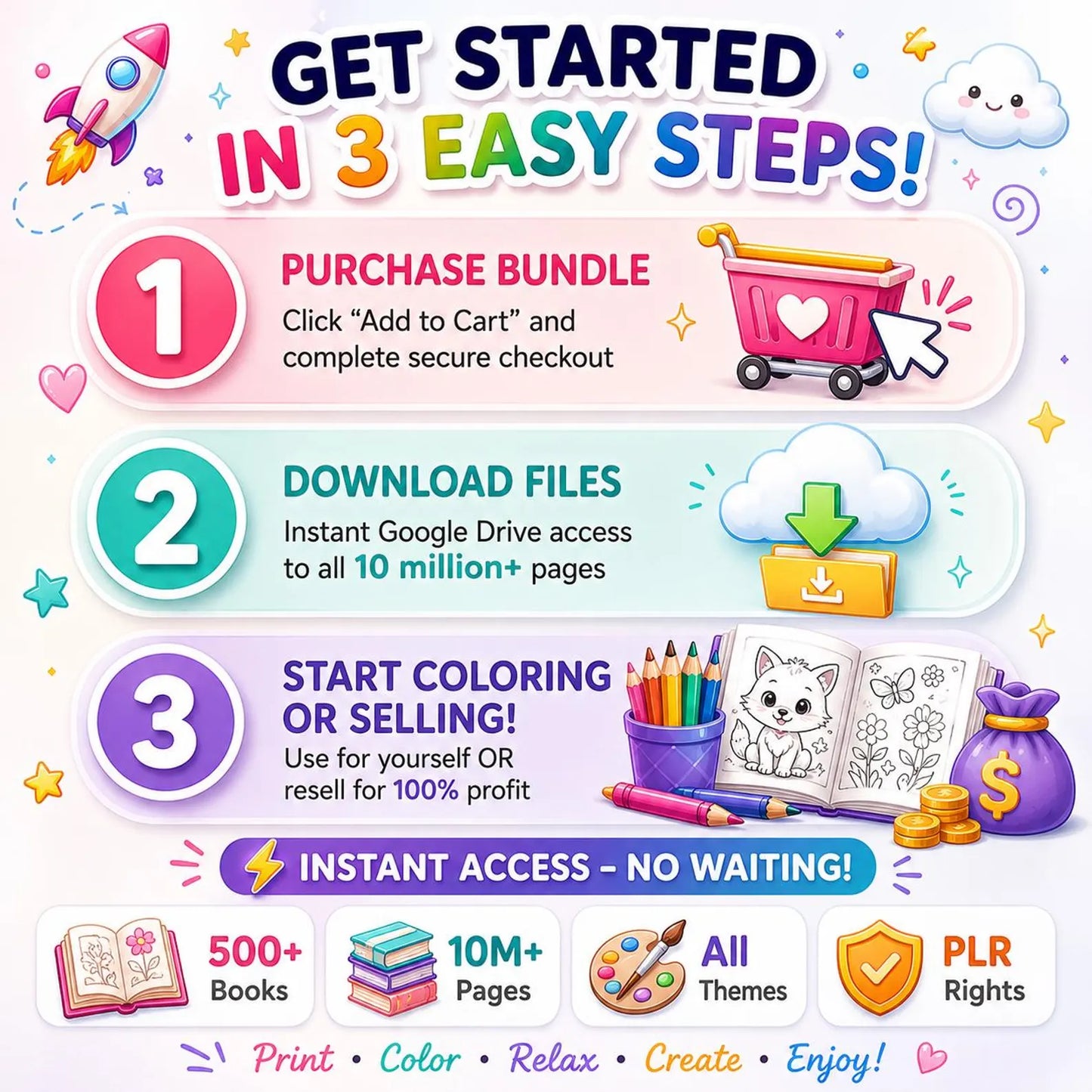 10 Million+ Coloring Pages Endless Creative Fun For Kids