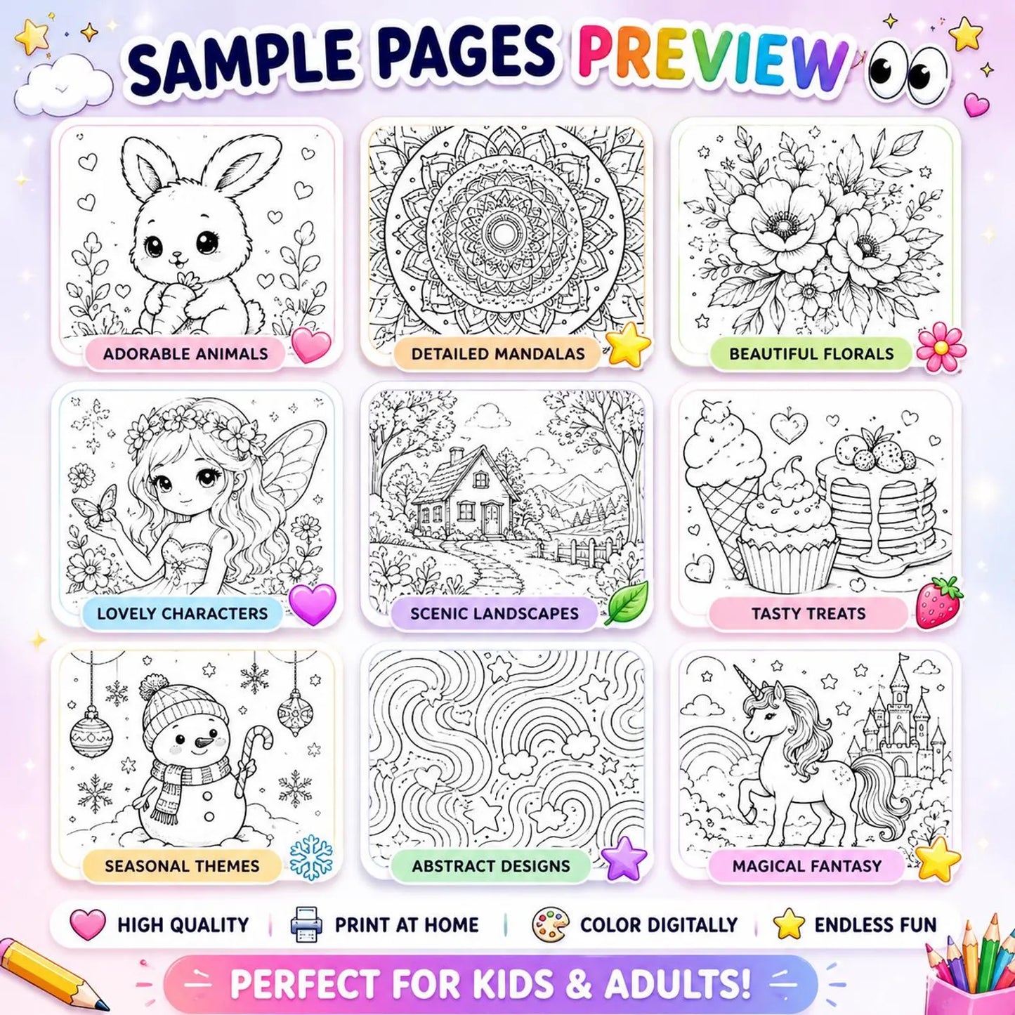 10 Million+ Coloring Pages Endless Creative Fun For Kids