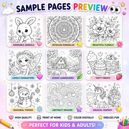 10 Million+ Coloring Pages Endless Creative Fun For Kids
