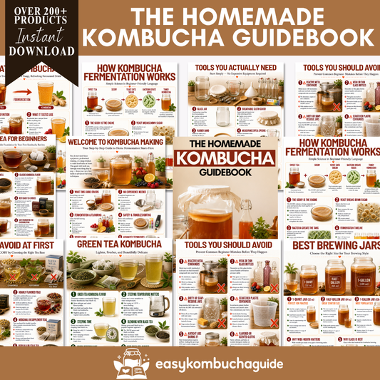 The Homemade Kombucha Guidebook