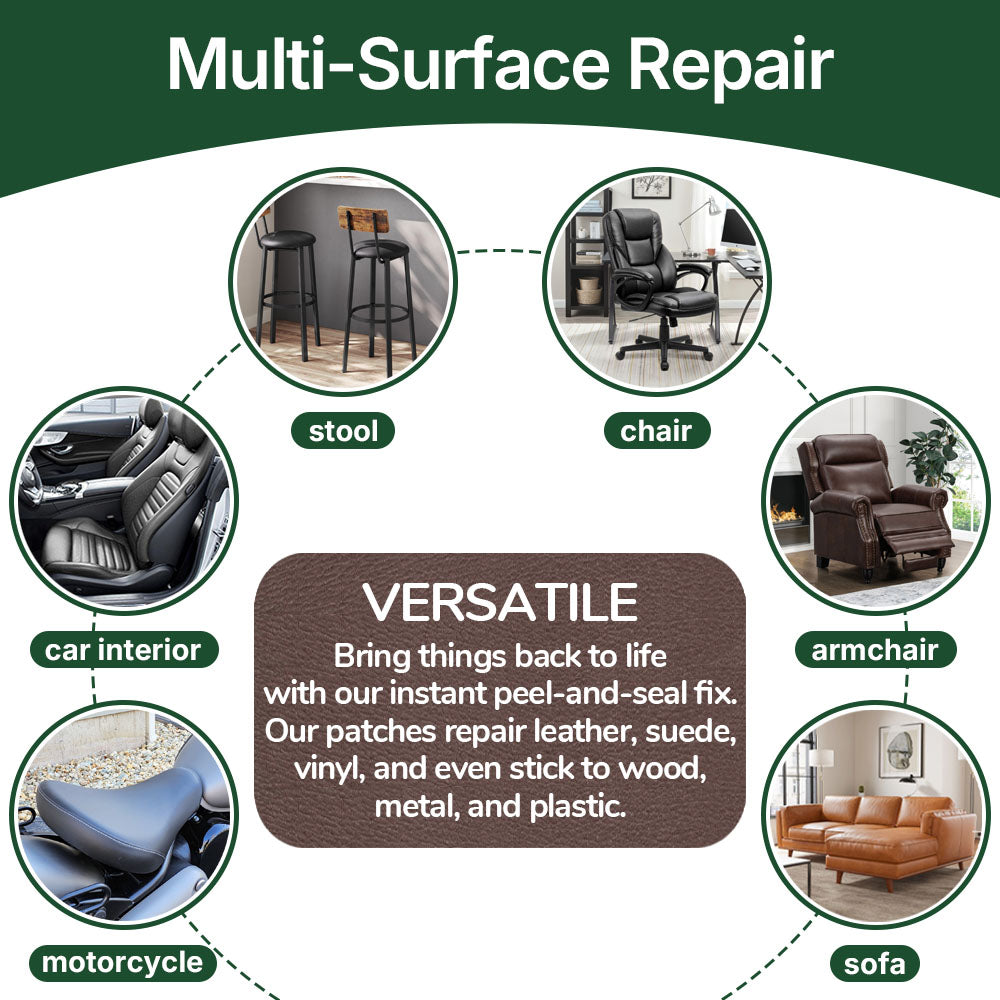 InstaRepair™ Self-adhesive Leather Repair Patch
